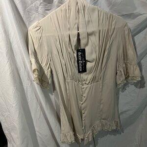 Cream Blouse
